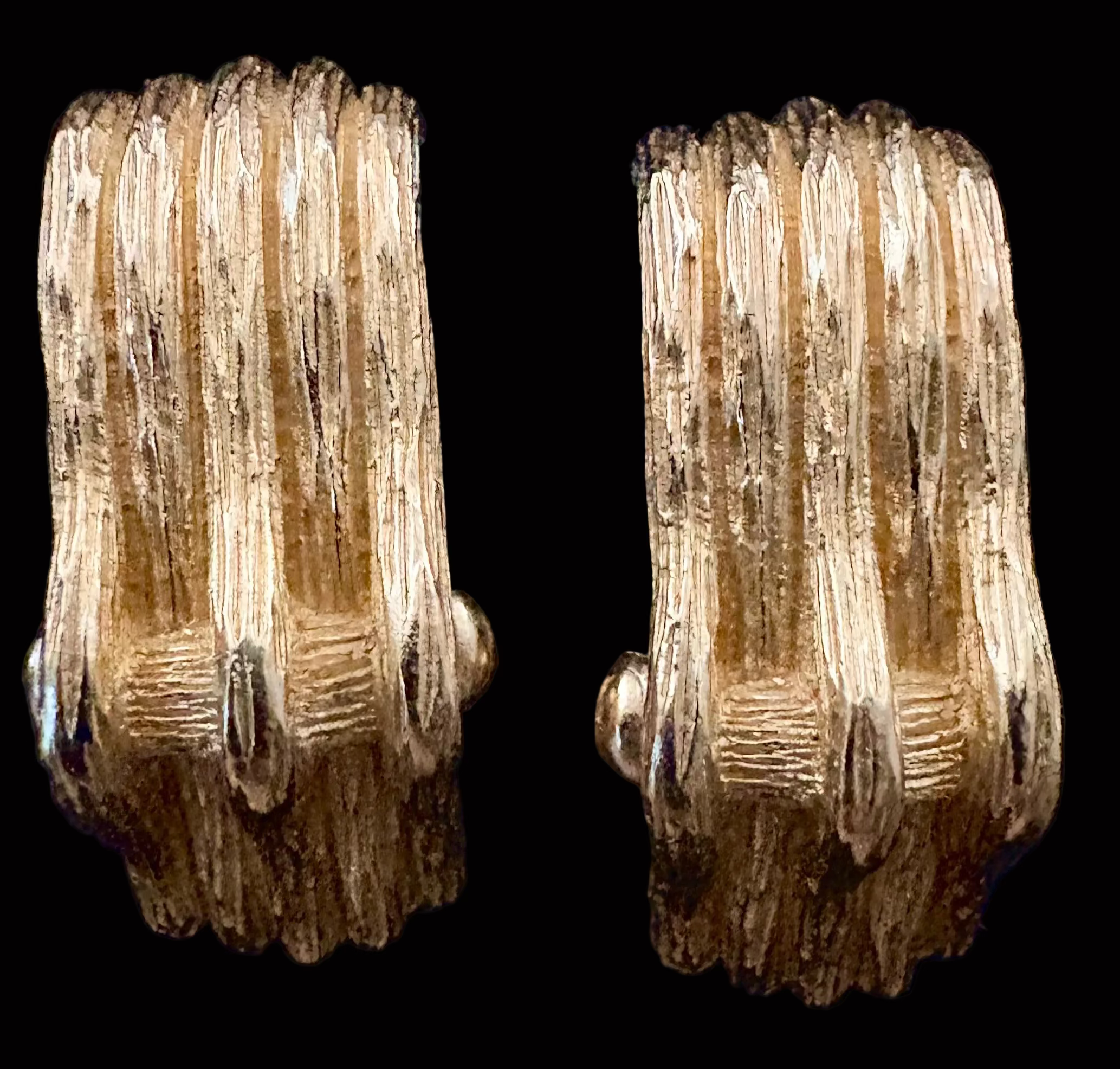 Christian Dior Textured Bar Clip Earrings Circa late 1980s–early 1990s